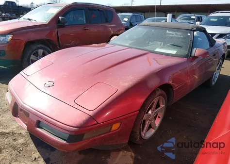1991 Chevrolet Corvette из США, поврежденный, VIN 1G1YY3382M5112833